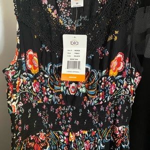 Bila brand. size medium. Floral maxi dress with tag still attached.